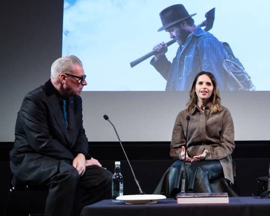 Mark Kermode and Felicity Jones on stage at Mark Kermode in 3D on Monday 17 November 2025 Mark Kermode and Felicity Jones on stage at Mark Kermode in 3D on Monday 17 November 2025 at BFI Southbank, London. ., Credit:Julie Edwards Avalon  Copyright: xJuliexEdwardsx xAvalonx 1053015623