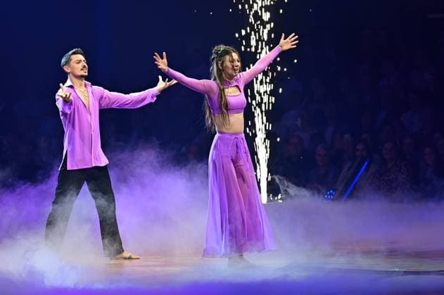 Lets Dance Live Ann Kathrin Bendixen and Zsolt Sandor Cseke during the live show Lets Dance on 17 11 2025 in the Festhalle Frankfurt 20251117MWI095548