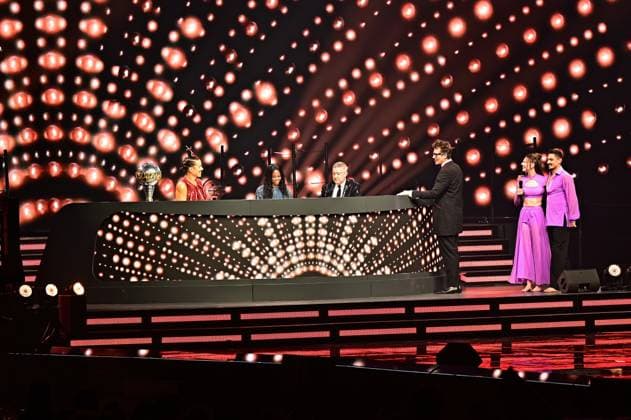 Lets Dance Live Jorge Gonzalez , Motsi Mabuse , Joachim Llambi , Daniel Hartwich , Ann Kathrin Bendixen and Zsolt Sandor Cseke during the live show Lets Dance on 17 11 2025 at Festhalle Frankfurt 20251117MWI095565