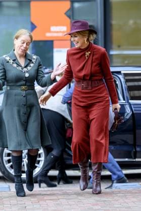 Rotterdam, The Netherlands, 2025-11-18 12:48:31 ROTTERDAM, 18-11-2025, SAWA. Queen Maxima opens the circular wooden residential building SAWA in Rotterdam. The building comprises over one hundred apartments and has been extensively developed in a circular and biobased manner, with a focus on nature and affordable housing. PHOTO: NLBeeld Patrick van Emst Credit: NL Beeld Patrick van Emst  Copyright: xx x