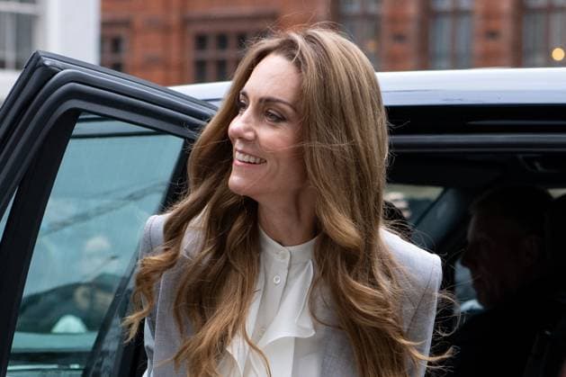 November 18, 2025, London, England, United Kingdom: The Princess of Wales will attend The Future Workforce Summit, hosted by The Royal Foundation.Business Taskforce for Early Childhood at Salesforce Tower in the City of London. London United Kingdom - ZUMAk172 20251118_zip_k172_010 Copyright: xThomasxKrychx