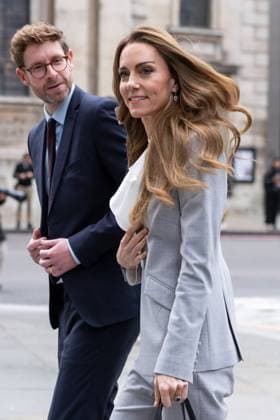 November 18, 2025, London, England, United Kingdom: The Princess of Wales will attend The Future Workforce Summit, hosted by The Royal Foundation.Business Taskforce for Early Childhood at Salesforce Tower in the City of London. London United Kingdom - ZUMAk172 20251118_zip_k172_014 Copyright: xThomasxKrychx