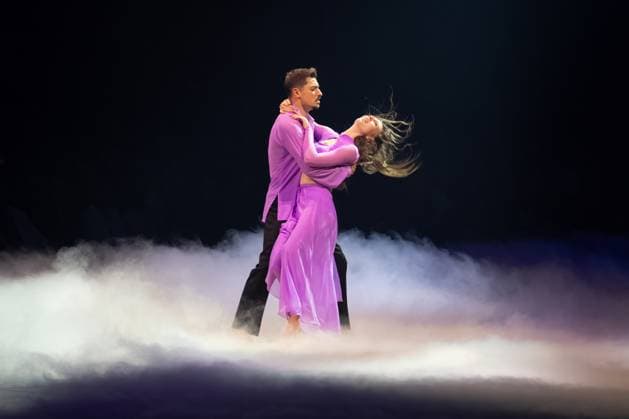 Lets DanceLive The Tour 2025 Ann Kathrin Bendixen and Zsolt Sándor Cseke at the live show Lets Dance on 17 11 2025 in the Festhalle Frankfurt Frankfurt Festhalle Hessen