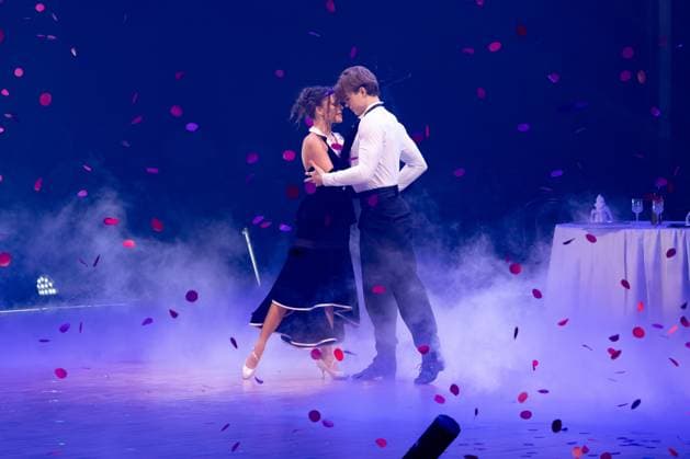Lets DanceLive The Tour 2025 Taliso Engel and Patricija Ionel at the live show Lets Dance on 17 11 2025 in the Festhalle Frankfurt Frankfurt Festhalle Hessen