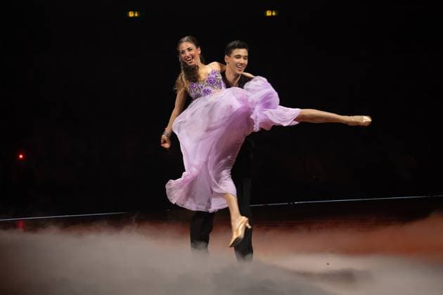 Lets DanceLive The Tour 2025 Diego Pooth and Ekaterina Leonova at the live show Lets Dance on 17 11 2025 in the Festhalle Frankfurt Frankfurt Festhalle Hessen