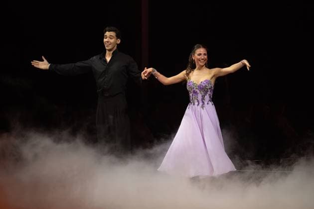 Lets DanceLive The Tour 2025 Diego Pooth and Ekaterina Leonova at the live show Lets Dance on 17 11 2025 in the Festhalle Frankfurt Frankfurt Festhalle Hessen