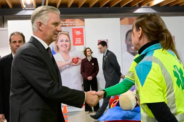 King Philippe of Belgium Attends Startech 2025 MARCHE-EN-FAMENNE, BELGIUM - NOVEMBER 18 : King Philippe of Belgium pictured attending the Startech s Days, organised by Worldskills Belgium at the WEX. WorldSkills Belgium promotes engineering, technology and science professions in our country on November 18, 2025 in Marche-en-Famenne, Belgium, 18 11 2025 Marche-en-Famenne Belgium  Copyright: xPhilipxReynaersx