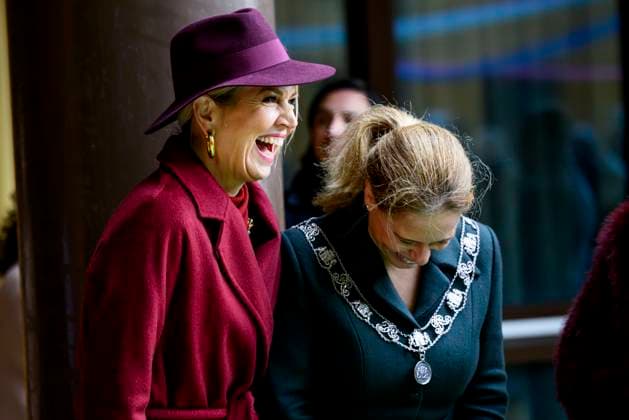 18-11-2025 Rotterdam Queen Maxima attended the opening of the circular wooden residential building SAWA in Rotterdam. Â  Copyright: xPPEx