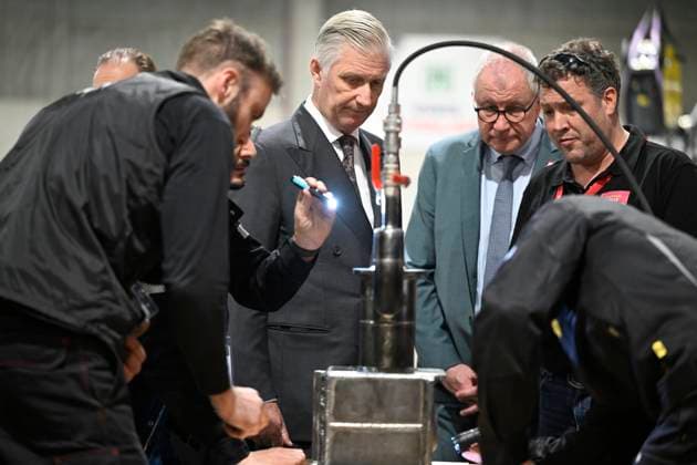 King Philippe of Belgium Attends Startech 2025 MARCHE-EN-FAMENNE, BELGIUM - NOVEMBER 18 : King Philippe of Belgium pictured attending the Startech s Days, organised by Worldskills Belgium at the WEX. WorldSkills Belgium promotes engineering, technology and science professions in our country on November 18, 2025 in Marche-en-Famenne, Belgium, 18 11 2025 Marche-en-Famenne Belgium  Copyright: xPhilipxReynaersx