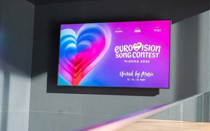 20251118 PG ORF Medienupdate zum Eurovision Song Contest 2026 in Wien WIEN, OESTERREICH - 18. NOVEMBER: Sujet - Symolbild - Mediengespraech anlaesslich eines ORF Updates zum 70. Eurovision Song Contest vom 12. bis zum 16. Mai 2026 in Wien im Foyer der Halle F der Wiener Stadthalle am 18. November 2025 in Wien, Oesterreich. 251118_SEPA_17_045 Copyright: xIsabellexOuvrardx SEPAxMedia