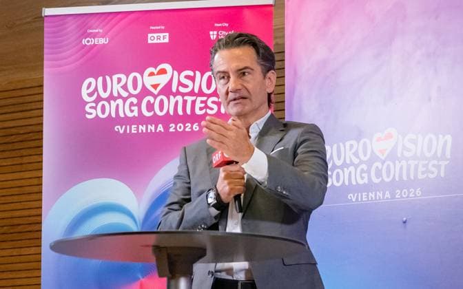 20251118 PG ORF Medienupdate zum Eurovision Song Contest 2026 in Wien WIEN, OESTERREICH - 18. NOVEMBER: Journalistin, Kolumnistin und Moderatorin Katia Wagner waehrend des Mediengespraechs anlaesslich eines ORF Updates zum 70. Eurovision Song Contest vom 12. bis zum 16. Mai 2026 in Wien im Foyer der Halle F der Wiener Stadthalle am 18. November 2025 in Wien, Oesterreich. 251118_SEPA_17_007 Copyright: xIsabellexOuvrardx SEPAxMedia