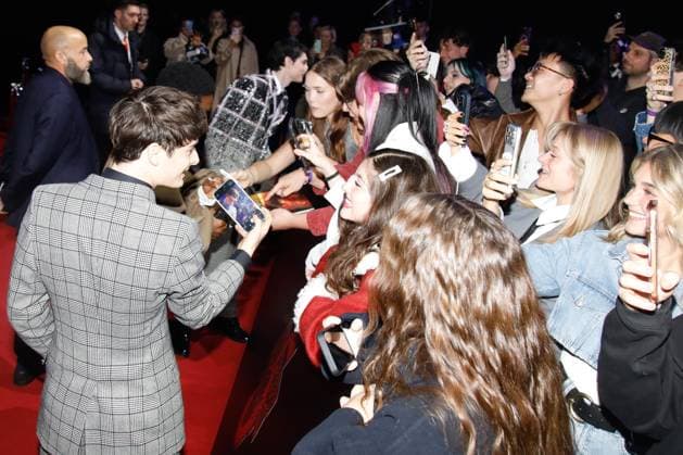 Premiere of Stranger Things season 5 in Berlin Berlin, 18 11 2025 Caleb McLaughlin, Finn Wolfhard and Noah Schnapp at the premiere of Stranger Things season 5 in Berlin Berlin Copyright: xMatthiasxGränzdörferx