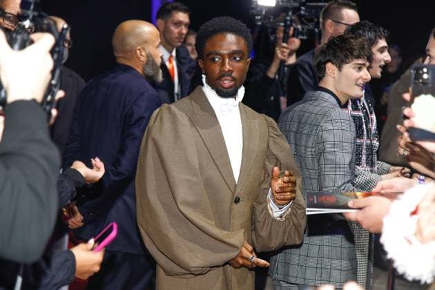 Premiere of Stranger Things season 5 in Berlin Berlin, 18 11 2025 Caleb McLaughlin at the premiere of Stranger Things season 5 in Berlin Berlin Copyright: xMatthiasxGränzdörferx
