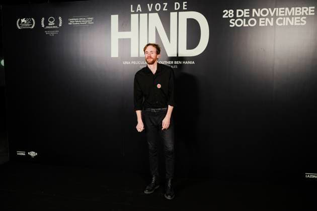 Premiere of La voz de Hind Actor Dani Pérez Prada poses during the red carpet of the film La voz de Hind, at the Palacio de la Prensa, on November 18, 2025, in Madrid Spain The film narrates the anguished wait of a six-year-old Palestinian girl trapped in a car under fire in Gaza, while the Red Crescent tries to rescue her, trapped in a car under fire in Gaza, while the Red Crescent tries to rescue her The film focuses on the drama of the calls for help and the helplessness of those who try to help her, without showing explicit violence 18 NOVEMBER 2025 PREMIERE FILM PRESENTATION CINEMA GAZA Madrid Madrid Spain  Copyright: xMateoxLanzuelax 7109922