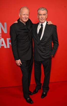 Celebrities arrive at GQ Men of the Year 2025 in London Featuring: Stellan Skarsgard, Pierce Brosnan Where: London, United Kingdom When: 18 Nov 2025 Credit: Cover Images EDITORIAL USE ONLY. NOT FOR USE BY NEWSPAPERS BASED IN THE UK. Copyright: xx coverimg55277280