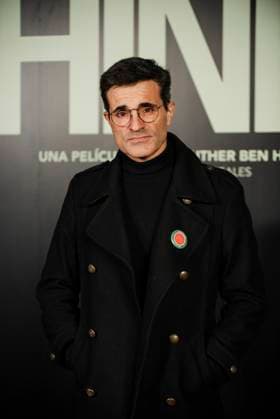 Premiere of La voz de Hind Presenter Luis Larrodera poses during the red carpet of the film La voz de Hind, at the Palacio de la Prensa, on November 18, 2025, in Madrid Spain The film narrates the anguished wait of a six-year-old Palestinian girl trapped in a car under fire in Gaza, while the Red Crescent tries to rescue her, trapped in a car under fire in Gaza, while the Red Crescent tries to rescue her The film focuses on the drama of the calls for help and the helplessness of those who try to help her, without showing explicit violence 18 NOVEMBER 2025 PREMIERE FILM PRESENTATION CINEMA GAZA Madrid Madrid Spain  Copyright: xMateoxLanzuelax 7109945