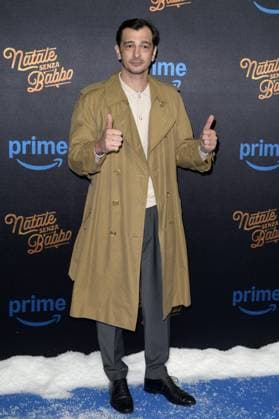Mc Rome 18 11 2025 red carpet film ˜Christmas without Santa Claus photo Mario Cartelli Image in photo Stefano Cipani