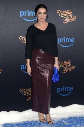 Mc Rome 18 11 2025 red carpet film ˜Christmas without Santa Claus™ photo Mario Cartelli Image in photo Luisa Ranieri