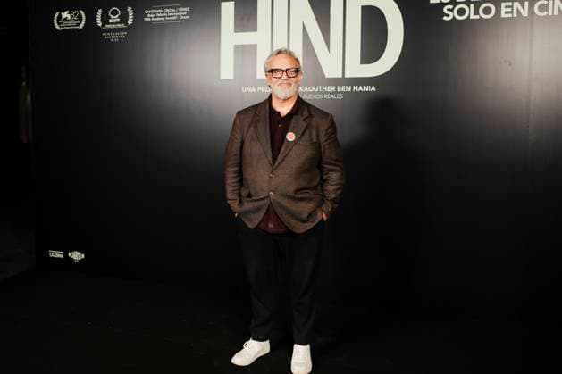 Premiere of La voz de Hind Actor and singer Enrique del Pozo poses during the red carpet of the film La voz de Hind, at the Palacio de la Prensa, on November 18, 2025, in Madrid Spain The film narrates the anguished wait of a six-year-old Palestinian girl trapped in a car under fire in Gaza, while the Red Crescent tries to rescue her, trapped in a car under fire in Gaza, while the Red Crescent tries to rescue her The film focuses on the drama of the calls for help and the helplessness of those who try to help her, without showing explicit violence 18 NOVEMBER 2025 PREMIERE FILM PRESENTATION CINEMA GAZA Madrid Madrid Spain  Copyright: xMateoxLanzuelax 7109964