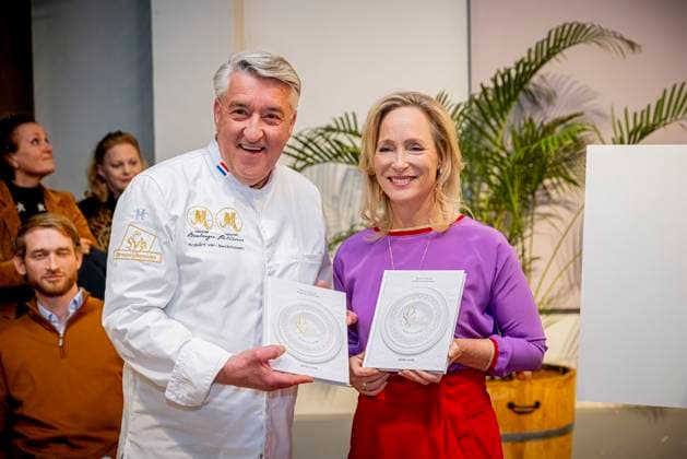 18-11-2025 Baarn Princess Margarita with Robert van Beckhoven attended the opening of the exhibition Taste of Soestdijk (Smaak van Soestdijk ), A Journey Through the Royal Kitchen, about the Royal kitchen at palace Soestdijk in Baarn. Â  Copyright: xPPEx