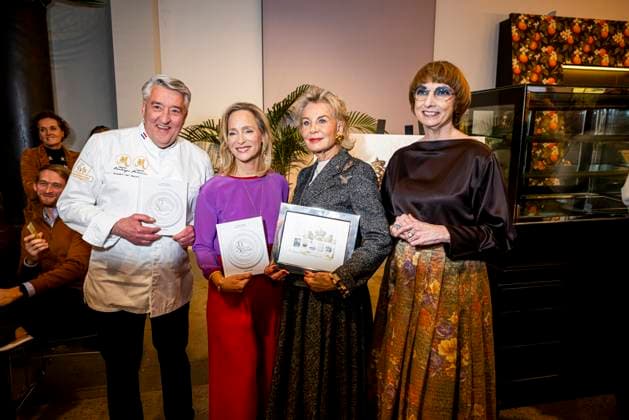 18-11-2025 Baarn Princess Margarita with Robert van Beckhoven, Maya Meijer and Nicole Uniquole attended the opening of the exhibition Taste of Soestdijk (Smaak van Soestdijk ), A Journey Through the Royal Kitchen, about the Royal kitchen at palace Soestdijk in Baarn. Â  Copyright: xPPEx
