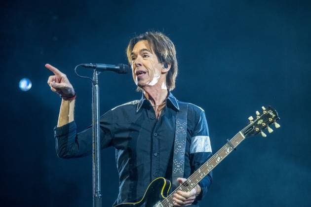 Roxette celebrate their first concert in Germany for almost nine years at the Quarterback Immobilien Arena in Leipzig Per Gessle and singer Lena Philipsson perform the biggest hits in the bands history, incl