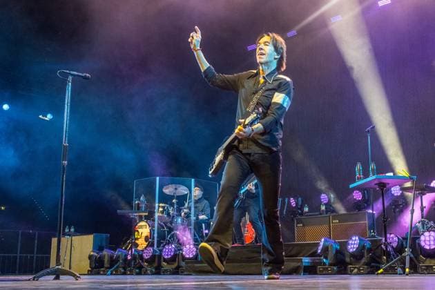 Roxette celebrate their first concert in Germany for almost nine years at the Quarterback Immobilien Arena in Leipzig Per Gessle and singer Lena Philipsson perform the biggest hits in the bands history, incl
