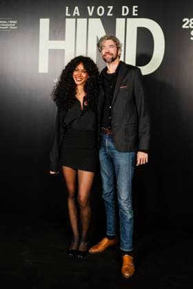 Premiere of La voz de Hind Actor Javier Botetposa during the red carpet of the film La voz de Hind, at the Palacio de la Prensa, on November 18, 2025, in Madrid Spain The film narrates the anguished wait of a six-year-old Palestinian girl, trapped in a car under fire in Gaza, while the Red Crescent tries to rescue her, The film focuses on the drama of the calls for help and the helplessness of those who try to help her, without showing explicit violence 18 NOVEMBER 2025 PREMIERE FILM PRESENTATION CINE GAZA Madrid Madrid Spain  Copyright: xMateoxLanzuelax 7110079
