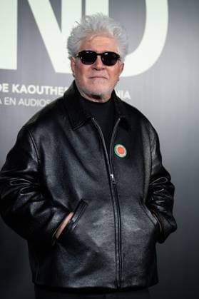 Premiere for the film La Voz de Hind , in Madrid, Spain - 18 Nov 2025 Pedro Almodovar poses during the premiere for the film La Voz de Hind , at the Palacio de la Prensa, on November 18, 2025 in Madrid, Spain Madrid Spain Copyright: xAtilanoxGarciax xSOPAxImagesx photo00917