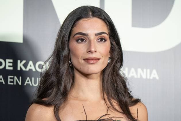Premiere for the film La Voz de Hind , in Madrid, Spain - 18 Nov 2025 Saja Kilani poses during the premiere for the film La Voz de Hind , at the Palacio de la Prensa, in Madrid. Madrid Spain Copyright: xAtilanoxGarciax xSOPAxImagesx photo00932
