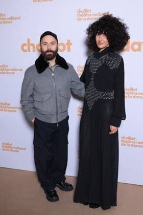 Soiree De Gala Fondation Chaillot Photocall - Paris Yoann Lemoine (Woodkid) and Brune Buonomano attend the photocall for the second edition of the Soiree de Gala de la Fondation Chaillot presided over by Laurent Martinet at Chaillot Theatre National de la Danse in Paris, France on November 18, 2025 . Photo by David Boyer ABACAPRESS.COM Paris France  Copyright: xBoyerxDavid ABACAx