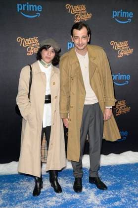 Natale senza Babbo blu carpet in Rome, Italy - 18 Nov 2025 Anna Pennella (l) and Stefano Cipani (r) attend the blu carpet of movie Natale senza Babbo at Cinema Adriano. Rome Italy Copyright: xMarioxCartellix xSOPAxImagesx _DSC5016