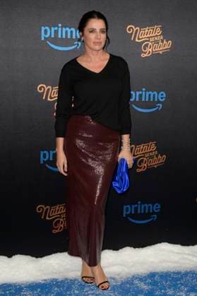 November 18, 2025, Rome, Italy: Luisa Ranieri attends the blu carpet of movie Natale senza Babbo at Cinema Adriano. Rome Italy - ZUMAs197 20251118_aaa_s197_128 Copyright: xMarioxCartellix