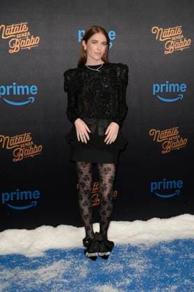 November 18, 2025, Rome, Italy: Valentina Romani attends the blu carpet of movie Natale senza Babbo at Cinema Adriano. Rome Italy - ZUMAs197 20251118_aaa_s197_147 Copyright: xMarioxCartellix