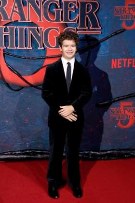 Stranger Things 5 , Fan Event at Tempelhof Airport, Berlin, 18 11 2025 Gaten Matarazzo at the fan event for Stranger Things in Hangar 7 at Tempelhof Airport in Berlin on 18 11 2025 Berlin Tempelhof Airport Copyright: xAnitaxBuggex