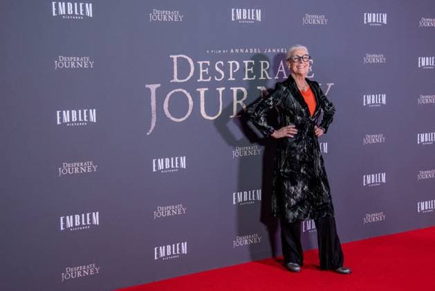 Desperate Journey London Premiere in London - 18 Nov 2025 Annabel Jankel attends the London Premiere of Desperate Journey at Odeon Luxe Leicester Square. London United Kingdom Copyright: xLoredanaxSangiulianox xSOPAxImagesx LSangiuliano-2-6
