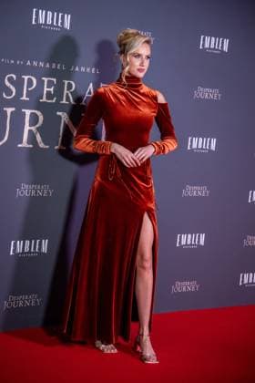 November 18, 2025, London, United Kingdom: Georgia Meacham attends the London Premiere of Desperate Journey at Odeon Luxe Leicester Square. London United Kingdom - ZUMAs197 20251118_aaa_s197_202 Copyright: xLoredanaxSangiulianox