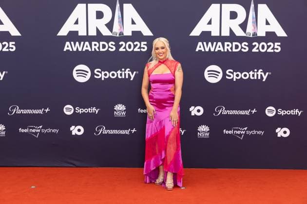 ARIA AWARDS 2025, Latifa Tee during the the 2025 ARIA Awards at Hordern Pavilion in Sydney, Wednesday, November 19, 2025. ( NO ARCHIVING SYDNEY NEW SOUTH WALES AUSTRALIA  Copyright: xSITTHIXAYxDITTHAVONGx 20251119169050406900