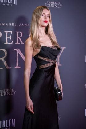 November 18, 2025, London, United Kingdom: Sophie Longford attends the London Premiere of Desperate Journey at Odeon Luxe Leicester Square. London United Kingdom - ZUMAs197 20251118_aaa_s197_225 Copyright: xLoredanaxSangiulianox