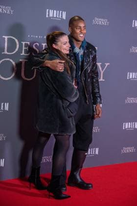 November 18, 2025, London, United Kingdom: Stefan Pierre-Tomlin attends the London Premiere of Desperate Journey at Odeon Luxe Leicester Square. London United Kingdom - ZUMAs197 20251118_aaa_s197_230 Copyright: xLoredanaxSangiulianox