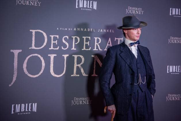 November 18, 2025, London, United Kingdom: Zack Pinsent attends the London Premiere of Desperate Journey at Odeon Luxe Leicester Square. London United Kingdom - ZUMAs197 20251118_aaa_s197_266 Copyright: xLoredanaxSangiulianox