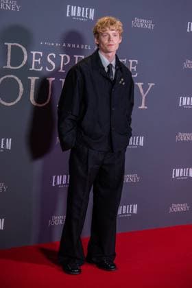 November 18, 2025, London, United Kingdom: Lucas Lynggaard Tonnesen attends the London Premiere of Desperate Journey at Odeon Luxe Leicester Square. London United Kingdom - ZUMAs197 20251118_aaa_s197_276 Copyright: xLoredanaxSangiulianox