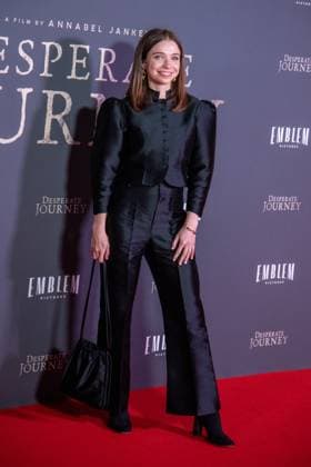 November 18, 2025, London, United Kingdom: Anna Mawn attends the London Premiere of Desperate Journey at Odeon Luxe Leicester Square. London United Kingdom - ZUMAs197 20251118_aaa_s197_291 Copyright: xLoredanaxSangiulianox