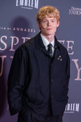 November 18, 2025, London, United Kingdom: Lucas Lynggaard Tonnesen attends the London Premiere of Desperate Journey at Odeon Luxe Leicester Square. London United Kingdom - ZUMAs197 20251118_aaa_s197_298 Copyright: xLoredanaxSangiulianox