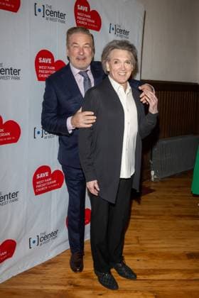 All About Eve Center at West Park Staged Reading in New York, USA - 17 Nov 2025 Alec Baldwin and Charles Busch attend a reading of All About Eve to benefit Center At West Park and the preservation of the landmark West Park Presbyterian Church. United States Copyright: xRonxAdarx xSOPAxImagesx _radar_cwp_20251117_02044