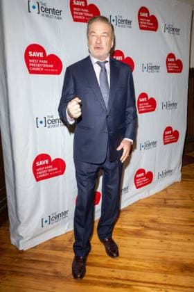 All About Eve Center at West Park Staged Reading in New York, USA - 17 Nov 2025 Alec Baldwin attends a reading of All About Eve to benefit Center At West Park and the preservation of the landmark West Park Presbyterian Church. United States Copyright: xRonxAdarx xSOPAxImagesx _radar_cwp_20251117_02070