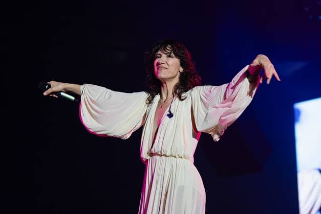 November 18, 2025, Eboli, Italy: Elisa Toffoli aka Elisa performs live at Palasele duirng the Palasport Live 2025 Tour. Eboli Italy - ZUMAs197 20251118_aaa_s197_379 Copyright: xAndreaxGulx