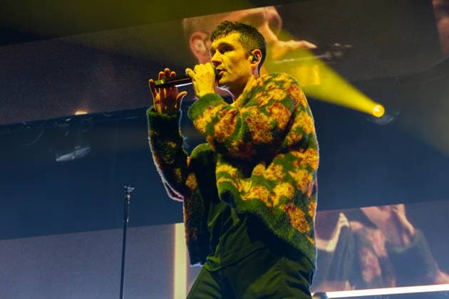 Dan Smith of Bastille seen performing live on stage during their UK tour. Bastille Performed at London O2 Arena UK as the last night of their From All Sides Songs from the First 15 years, UK Tour on 18th November 2025 Bastille are Dan Smith, Will Farquarson, Kyle Simmons and Chris Wood, The Band Bastille was also joined by guest touring musicians. London United Kingdom Copyright: xBonniexBritainx xSOPAxImagesx ACC07221