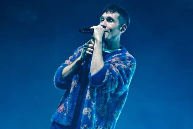 Dan Smith of Bastille seen performing live on stage during their UK tour. Bastille Performed at London O2 Arena UK as the last night of their From All Sides Songs from the First 15 years, UK Tour on 18th November 2025 Bastille are Dan Smith, Will Farquarson, Kyle Simmons and Chris Wood, The Band Bastille was also joined by guest touring musicians. London United Kingdom Copyright: xBonniexBritainx xSOPAxImagesx BAS09295