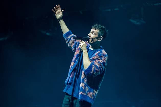 Dan Smith of Bastille seen performing live on stage during their UK tour. Bastille Performed at London O2 Arena UK as the last night of their From All Sides Songs from the First 15 years, UK Tour on 18th November 2025 Bastille are Dan Smith, Will Farquarson, Kyle Simmons and Chris Wood, The Band Bastille was also joined by guest touring musicians. London United Kingdom Copyright: xBonniexBritainx xSOPAxImagesx BAS09316